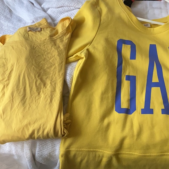 PIKO 1988 Yellow long-sleeve top size M - Picture 4 of 4